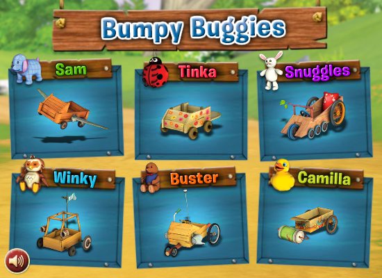 Buggy selection page.