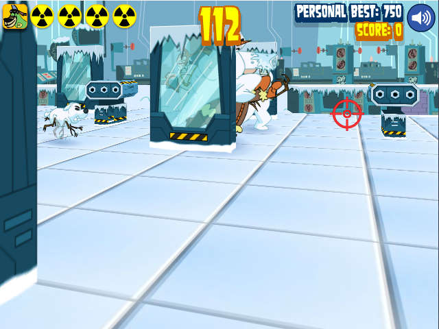 New levels with rotating 3D cannons and snow-dogs.