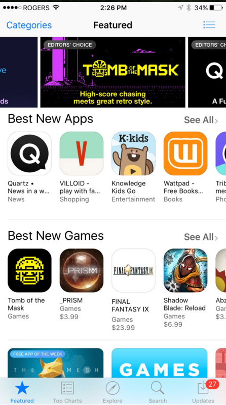 Knowledge Kids Go was featured as one of the Best New Apps in the Apple App Store.