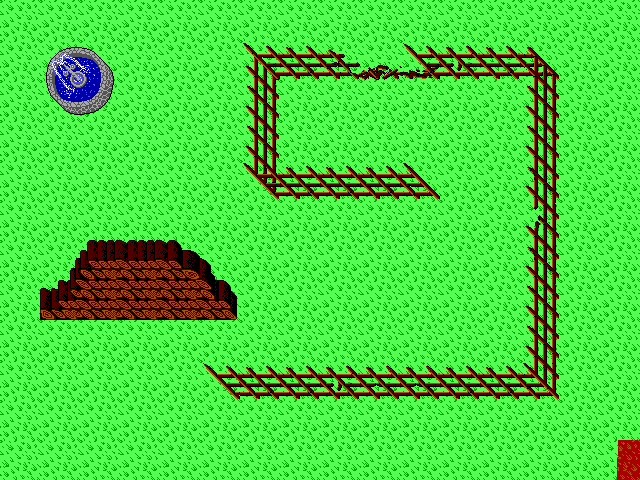 Here the Puzzler is used as a tool to piece together images which are created in 40x40 pixel tiles. The Puzzler has two layers, so images can be displayed on top of each other to test how they look like before creating maps in the Map Editor. Scenes created in the Puzzler can be loaded or saved to be used later as a background for other applications.