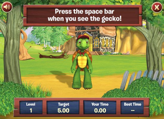 Brief tutorial at the beginning of the level.