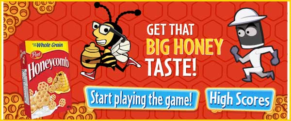 Landing page for the game.