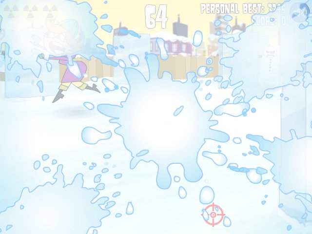 What you see when you're hit by a snowball.