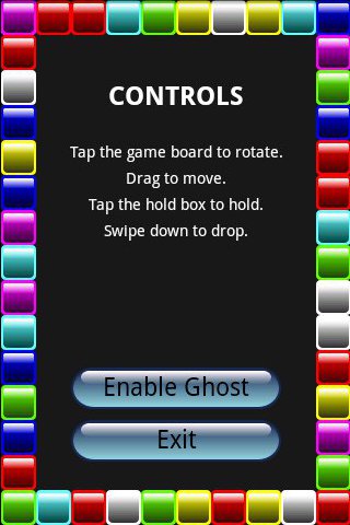 There is a lot of room to be creative with the touch screen (or accelerometer) for controls.